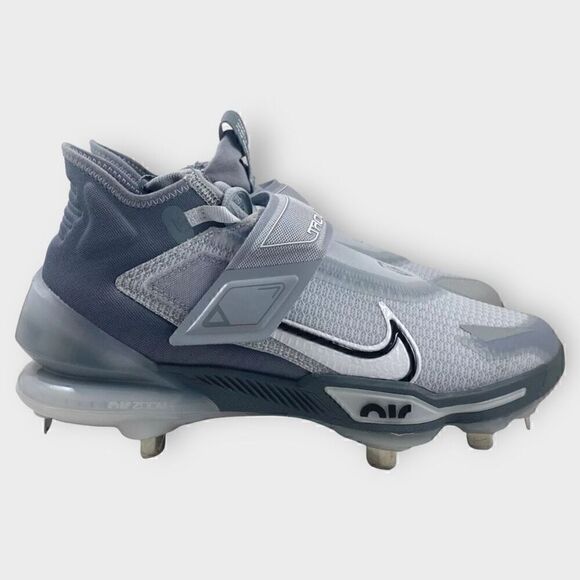 Nike Force Zoom Trout 8 Elite Grey Baseball Cleats Mens size 11.5 CZ5913-001 New main image 4
